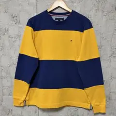 【TOMMY HILFIGER】 トミーヒルフィガー ボーダースウェット M