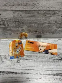 ハイキュー日向翔陽の缶バッチセット&スマホストラップホルダー