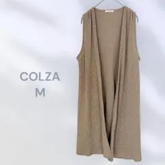 COLZA 薄手ニットベスト　ジレ　カジュアル　シンプル　重ね着　春秋のサムネイル