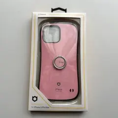 iPhone 13 Pro Max iFace ピンク スマホケース リング付き
