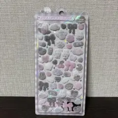 【正規品】ふわふわドロップシール　ふわどろ　しろくろふわふわ　フワフワドロップ