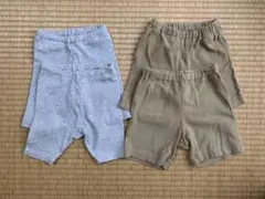 無印良品ベビー半ズボン　80サイズ　4枚セット