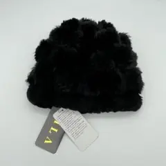 【M52】タグ付き　レッキス　ラビット　ファー　帽子　ニット帽
