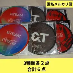 新品　カラビナ付き折りたたみうちわ　３種類　＆TEAM コラボ　コカコーラのサムネイル