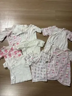 新生児　短肌着6着　長肌着2着