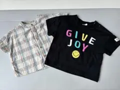 tete a tete バースデイ　Tシャツ 2枚セット 80cmのサムネイル