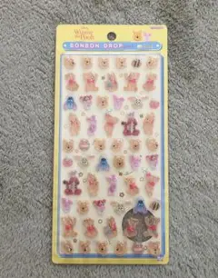 【国内正規品】ボンボンドロップシール　くまのプーさん　ディズニーミニ
