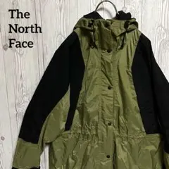 ノースフェイス　マウンテンパーカー　GORE-TEX　レディースM　黒緑 女性