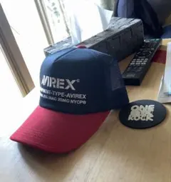 AVIREX メッシュキャップ ネイビー レッドのサムネイル