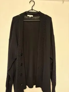 THE SHOP TK ブラックカーディガン Mのサムネイル