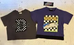 【新品】２枚セット！100 半袖Tシャツ　新幹線　かがやき　男の子