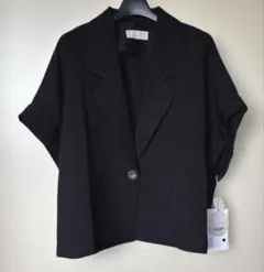 Ample リネンライクハーフスリーブジャケットのサムネイル