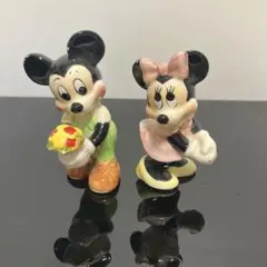 ミッキー&ミニー　オブジェ