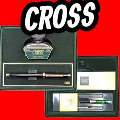 【未使用】14K　CROSS タウンゼント 万年筆 黒 　XF　クロス　ネーム入のサムネイル