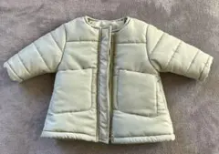 mirror bae 中綿コート 80サイズ ライトグリーン