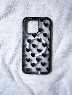 ケースティファイ ブラックハート iPhone15ProMax