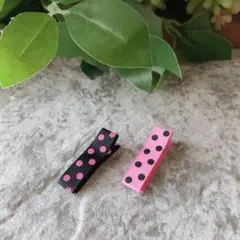 ベビーヘアクリップ✩.*˚ドット①