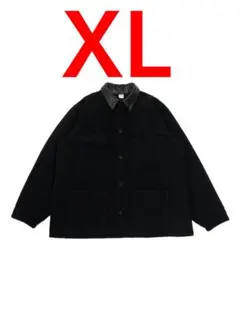 OVYCasentino Over Half Coat black XL