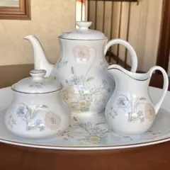 ヘレンド インドの華 ブルー 花瓶 フラワーベース 特大 34cm レア