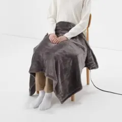 無印良品　洗えるUSBブランケット110cm x 80cm