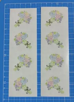 綉球微雨 海外マステ 切り売り - メルカリ