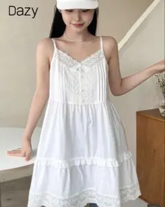 Dazy ホワイト キャミワンピース