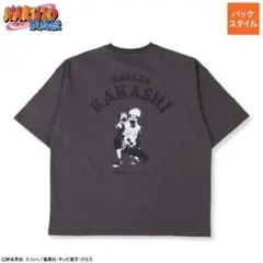 新品 NARUTO ナルト Tシャツ PansonWorks カカシ Lサイズ NARUTO×絡繰魂 【ナルト×クラマ】半袖Tシャツ 絡繰魂 242003 和柄 和風