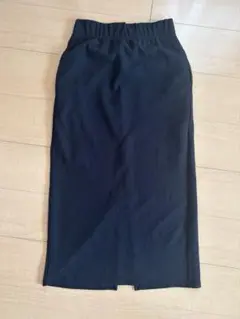 GU ラメ　タイトスカート Mサイズ　ブラック