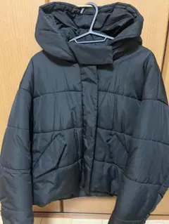 Chico ブラック ダウンジャケット フード付き