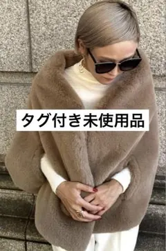 【完売品】JENNEケープファーマフラー　ベージュ エコファーマフラー｜JENNE(ジェンヌ)公式通販：パリジェンヌの