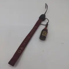 Suntory Brandy V.O. ミニチュアボトル付きストラップ　未使用品