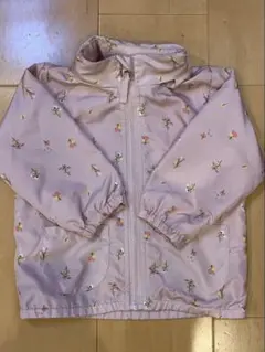 花柄ウインドブレーカー ピンク