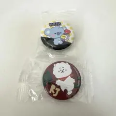 【未開封】くら寿司 BT21 缶バッジ 2個セット KOYA RJ BTS