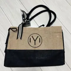 未使用新品 YANASE ヤナセ 非売品 ノベルティ 麻（あさ）風 トートバッグ