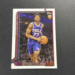 最新!VJ Edgecombe 2025 Topps ルーキーカード