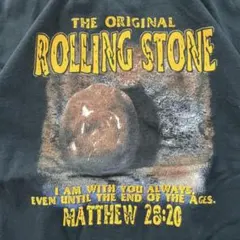 た*か様 古着 THE ORIGINAL ROLLING STONE 黒 Tシャ