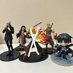 鬼滅　呪術　ハガレン　フィギュアセット　4体