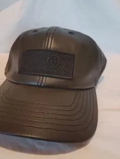 MM6 Maison Margiela ブラックキャップ S/M MM6 エムエムシックス メゾンマルジェラ ベースボールキャップ