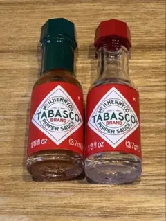 TABASCO ペッパーソース ミニボトル 2本セット(1本は空瓶)のサムネイル