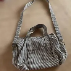 ストライプ　ショルダーバッグ　未使用