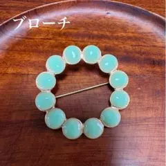 ブローチ サークル パール プレゼント 結婚式 卒業式 入学式