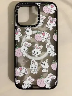 CASETIFY ウサギイチゴ iPhoneケース