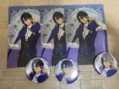 新テニスの王子様　跡部王国　キャラバッジコレクション　特典ポストカード　忍足侑士