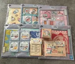 ドラえもん 一番くじ D賞ミニフィギュア E賞タオル F賞メモ G賞ステッカー