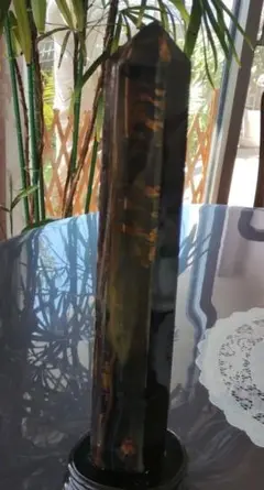 虎目石 六角柱 約35cm