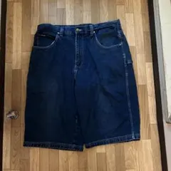 FUBU デニムハーフパンツ ジョーツ　膝下のサムネイル