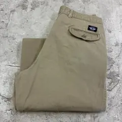 Dockers　2タック　チノパン　W31　カーキ　古着　ワイドのサムネイル