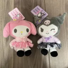 【新品 タグ付】 マイメロ　クロミ　制服　ポーチキーホルダー