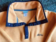 【80s】USA製 L.L.Bean スナップT フリースジャケット イエロー