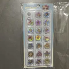 おはじきシール　サンリオ キティ 24枚入り　日焼けキティ　キラコロ